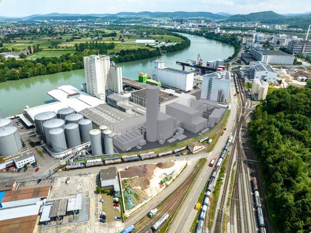  Axpo-Reserve-Kraftwerk-Standort in Muttenz. Visualisierung: zVg 
