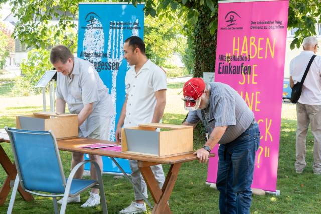 Impressionen vom Begegnungstag in der Tagesstätte Frick. Foto: srk