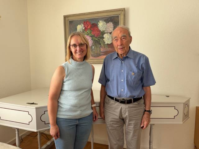Andrea Giger und Sandor Janko. Foto: Lilia Staiger