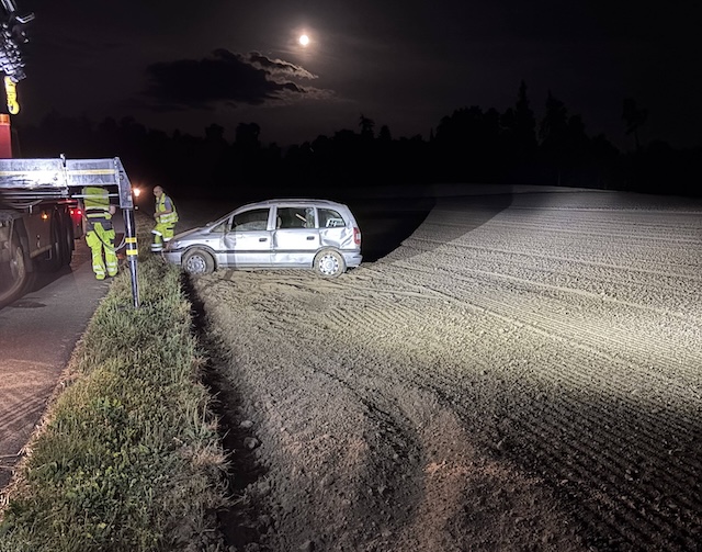 Unfall in Rütihof. Foto: Polizei AG
