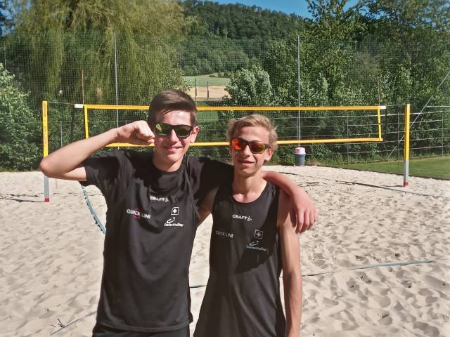 Die Sieger Noah Schmid und Manuel Oettl