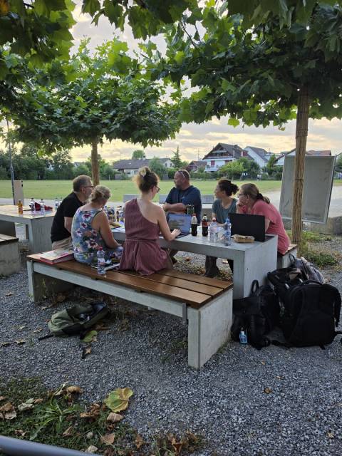 Sitzung am Ort des Geschehens