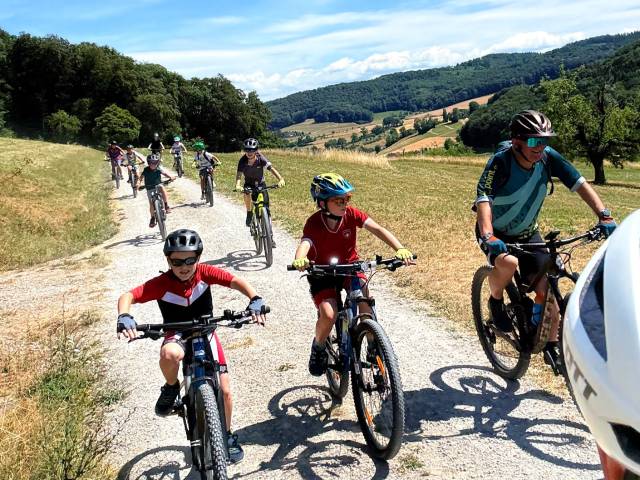 Unterwegs mit der Bike-Gruppe
