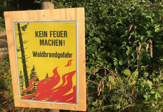 Im Kanton Basel-Landschaft gilt absolutes Feuerverbot im Freien. Foto: zVg
