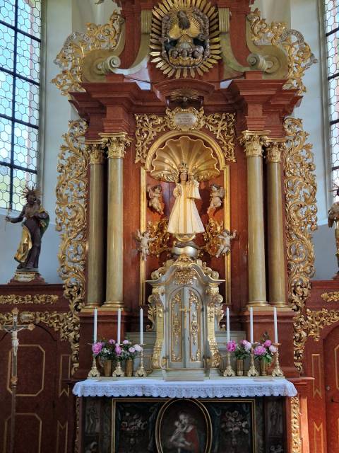 Das Gnadenbild der Muttergottes in der Wallfahrtskirche Schenkenberg