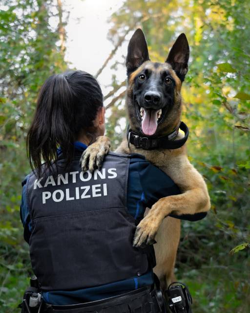 Diensthund Malouk war erfolgreich.