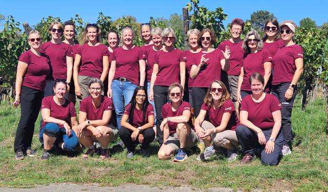 Die Bodyfit-Frauen aus Zeihen besuchten Hallau. Foto: zVg Die Bodyfit-Frauen aus Zeihen besuchten Hallau. Foto: zVg 